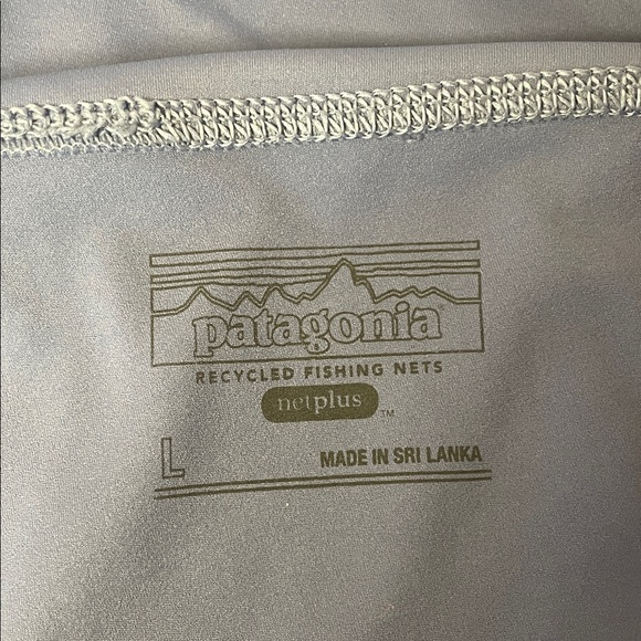 Patagonia Endless Run 7/8 Tights leggings in blue women’s size large - Picture 5 of 16